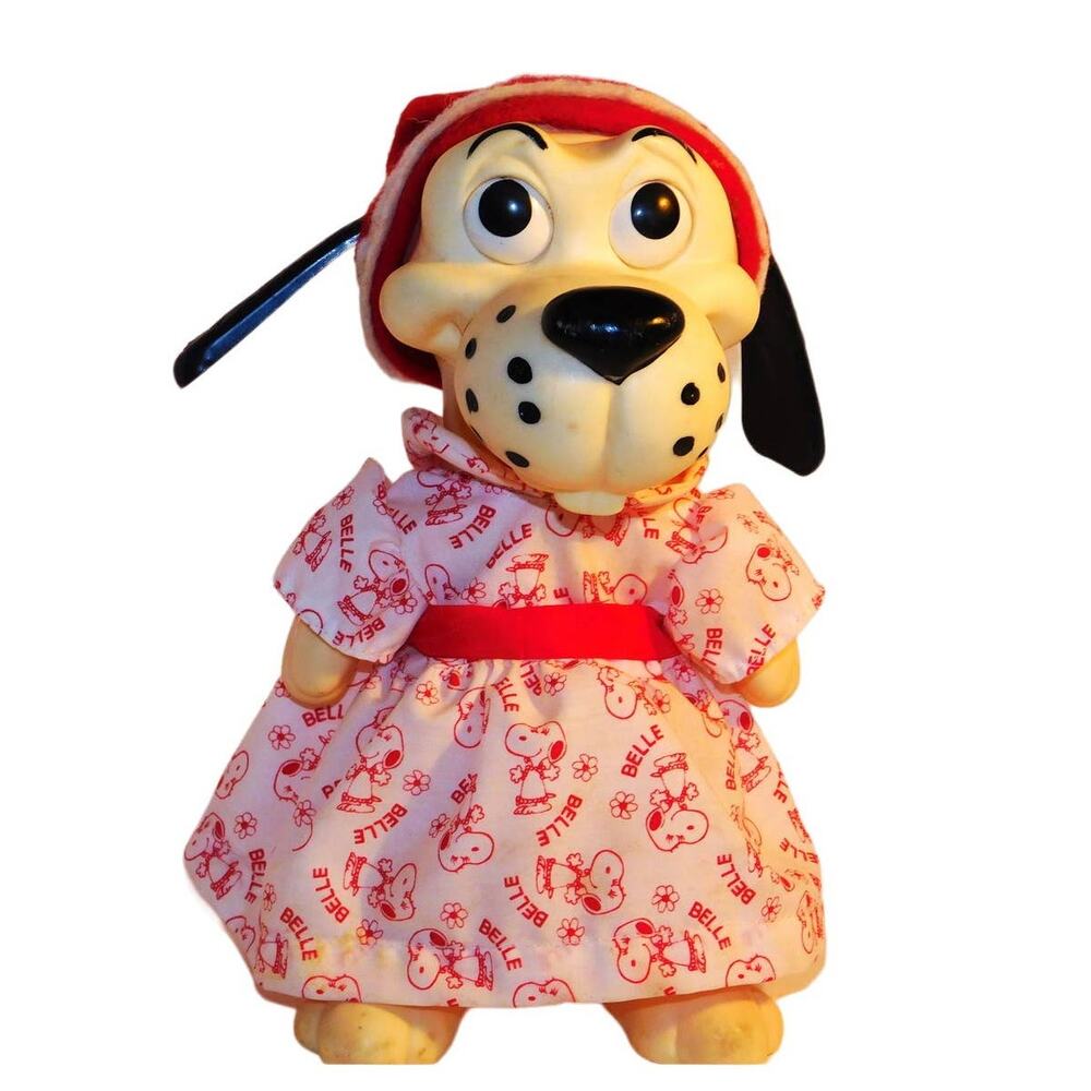 8" '68 Vintage R.D.F Deputy Belle Claus Dog Bank